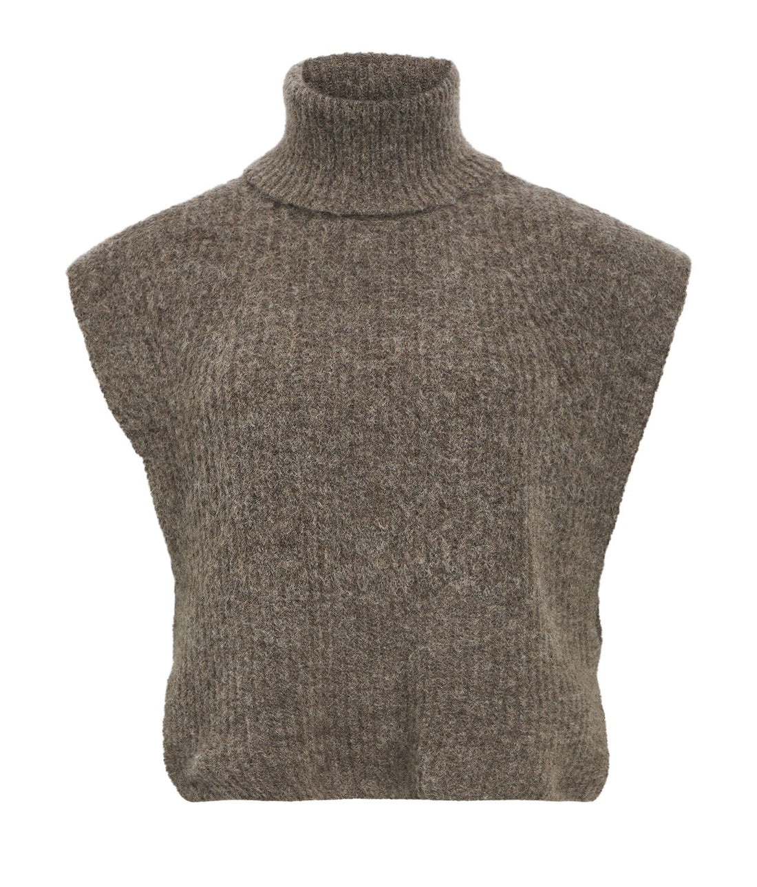 Objnete S/l Re Short Knit Vest E Div 26 Brun