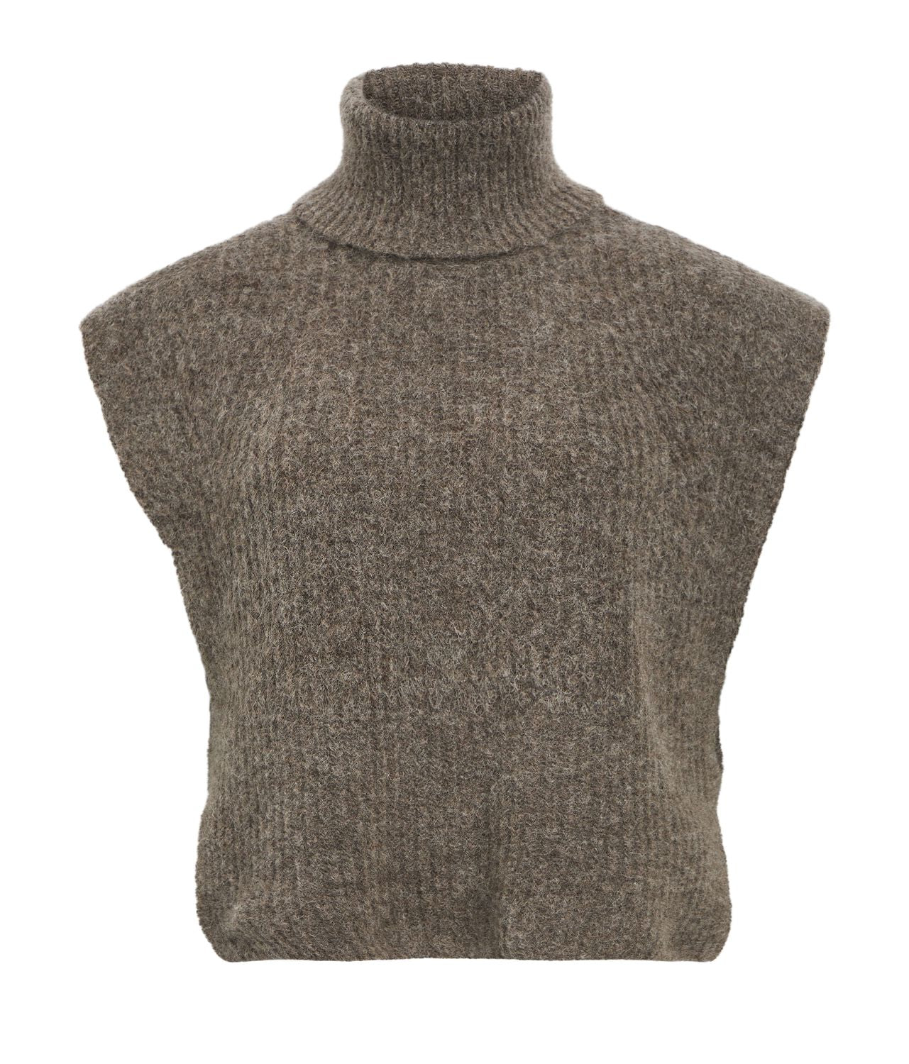 Objnete S/l Re Short Knit Vest E Div 26 Brun