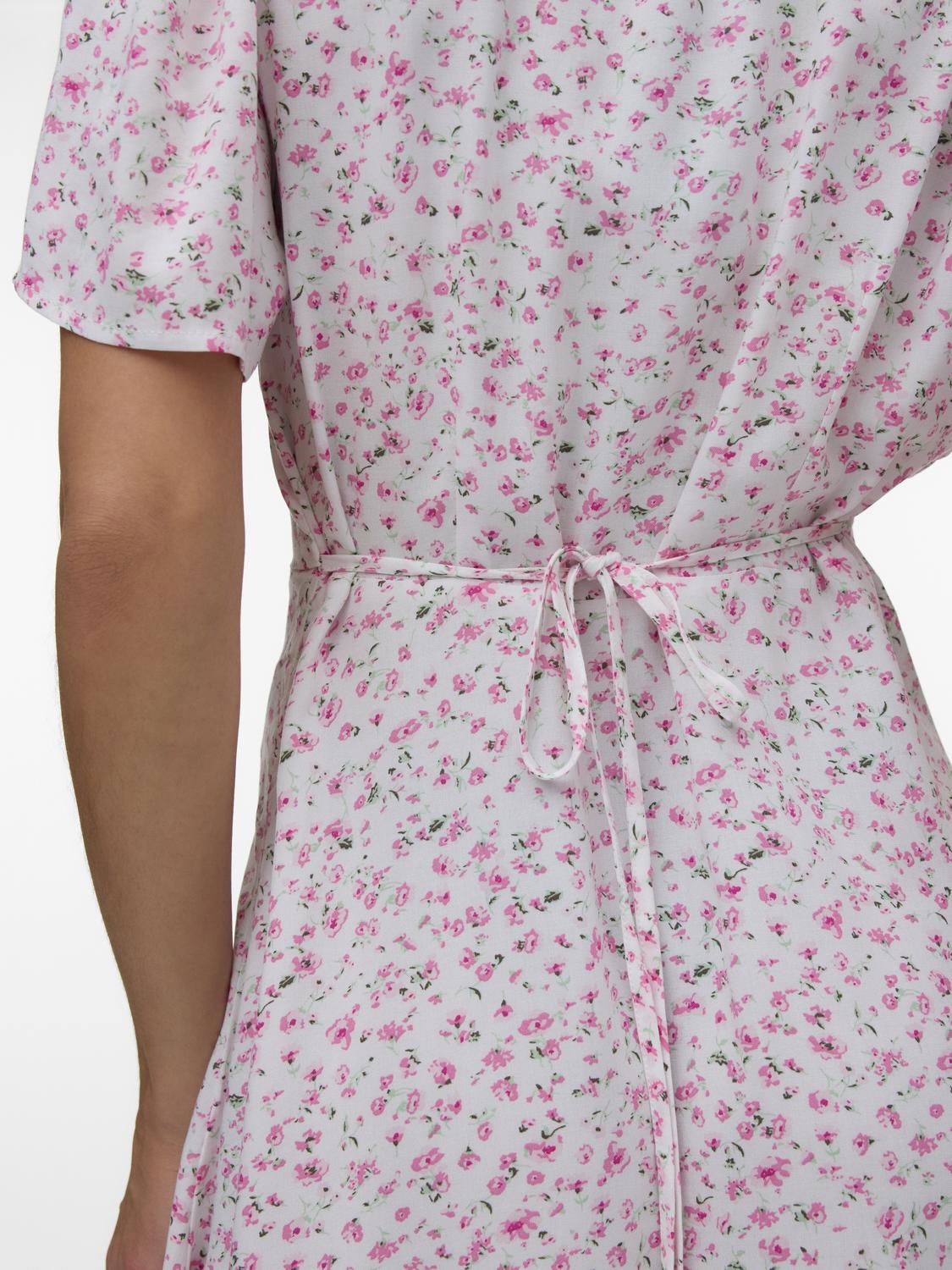 Vmalba Ss Short Dress Wvn Noos Rosa