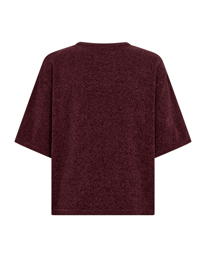 Fqtempo-Pullover Burgunder