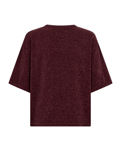 Fqtempo-Pullover Burgunder