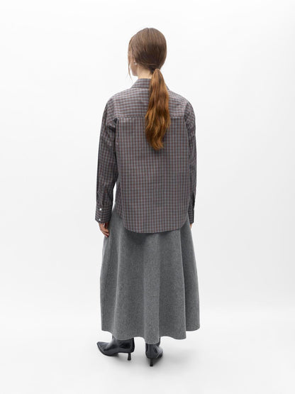 Objzila L/s Re Shirt Noos Grå