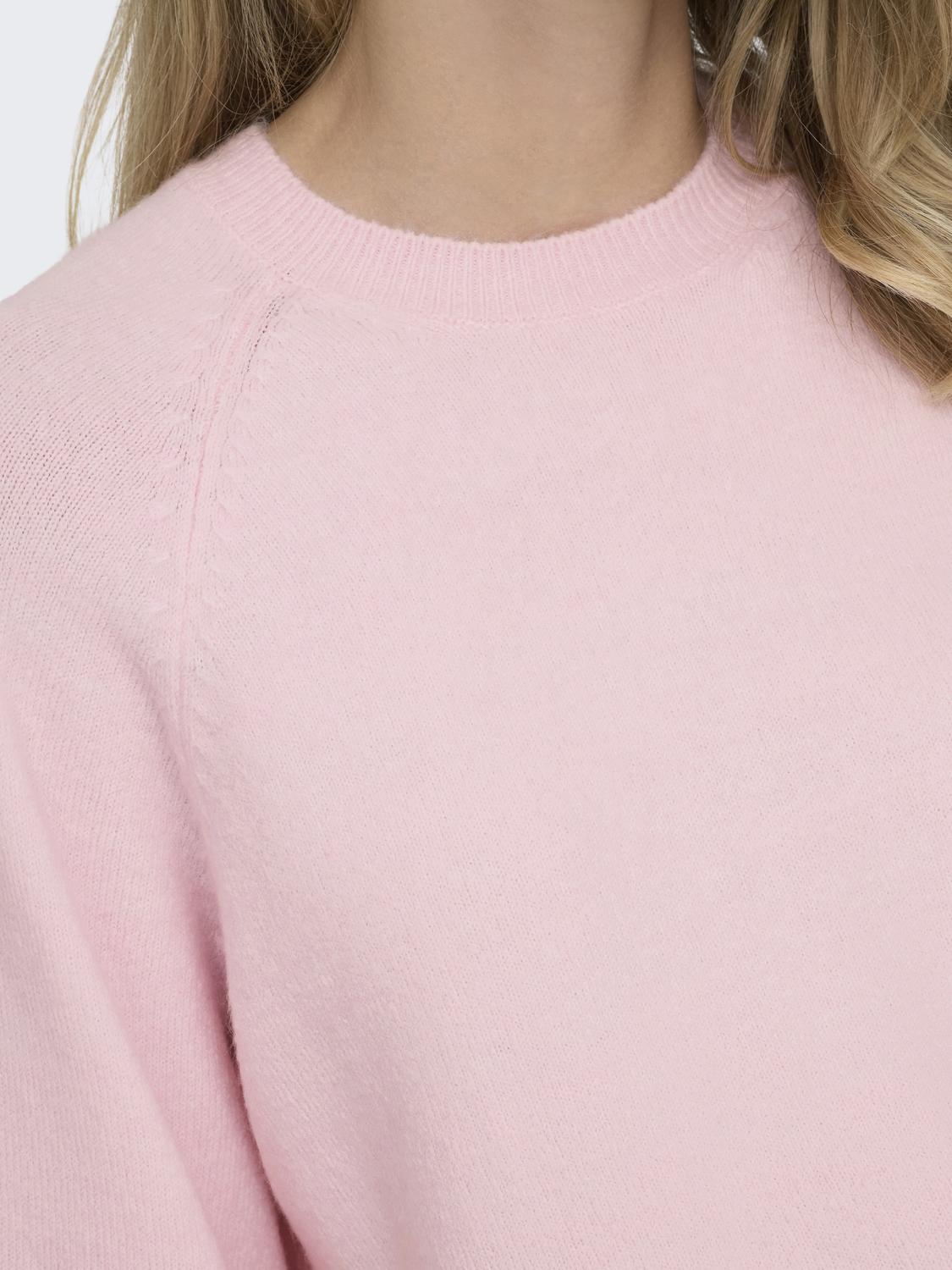 ONLSIMONI 3/4 PULLOVER KNT NOOS Rosa