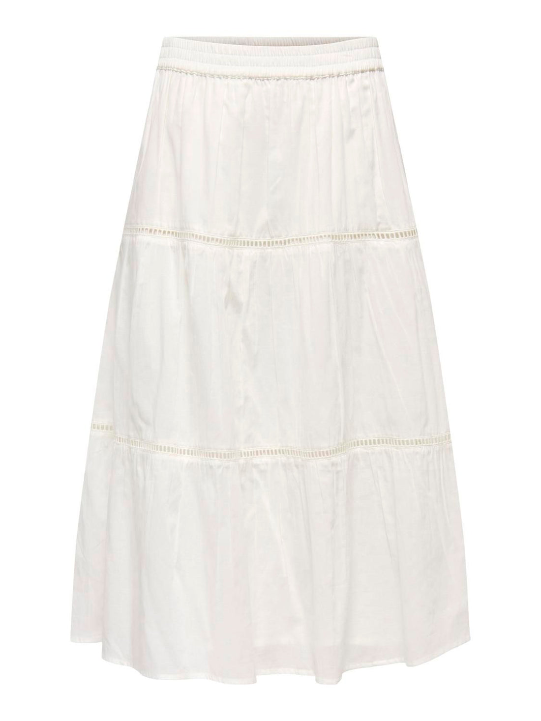 Onlisabella Long Skirt Wvn Hvit