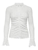 Jdylala L/s High Neck Lace Top Jrs Hvit