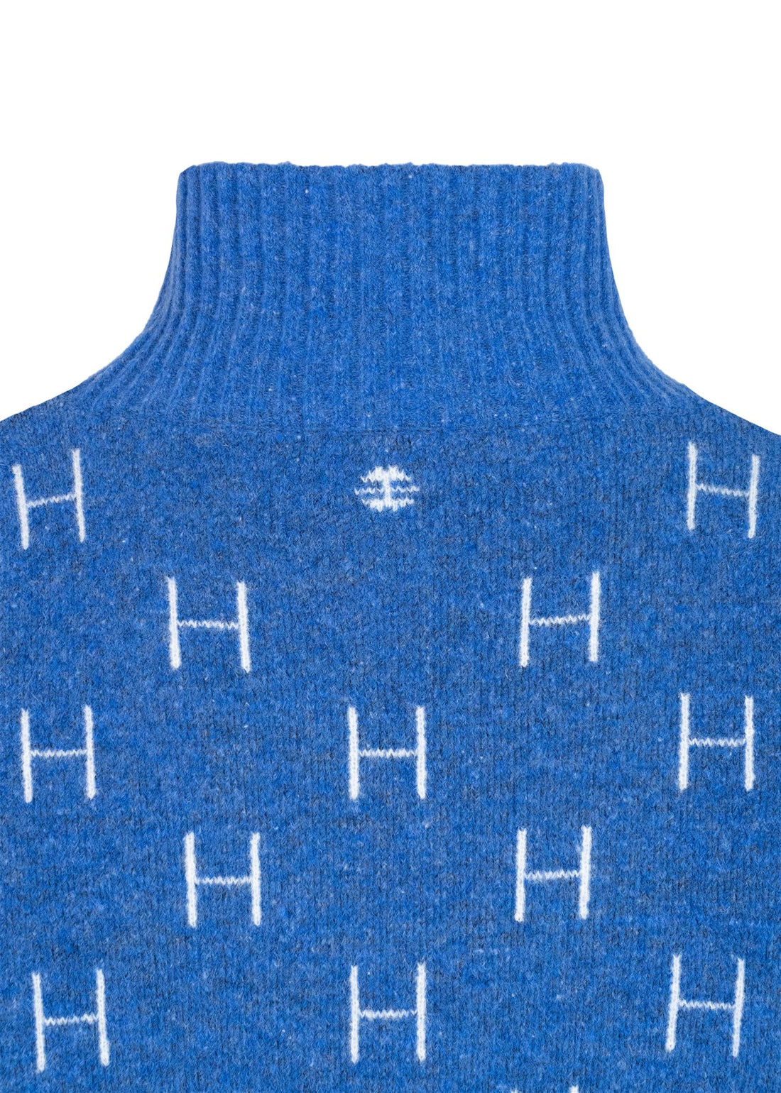 Fam Short Sweater Blå