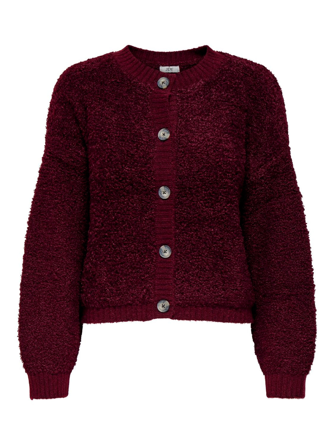 Jdyeira Life L/s Oneck Cardigan Knt Noos Mørkelilla