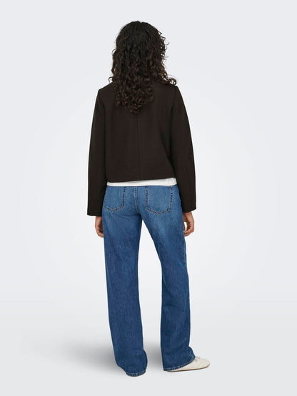 Onlvela Zip Short Jacket Otw Noos Brun