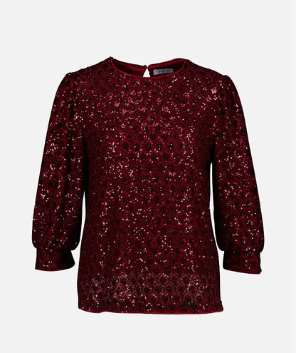 Maly Sequin Burgunder