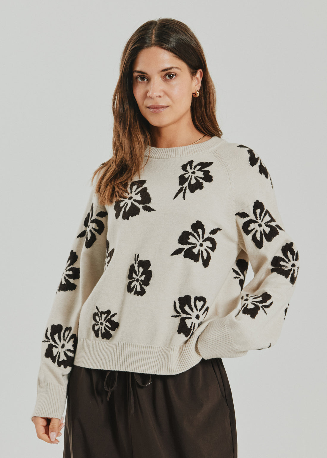 Fqalpi-Pullover Beige