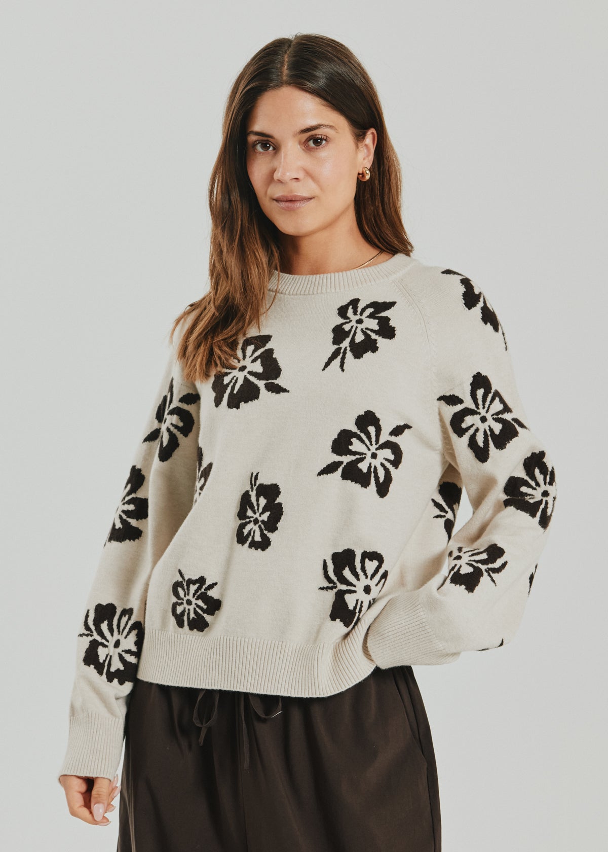 Fqalpi-Pullover Beige