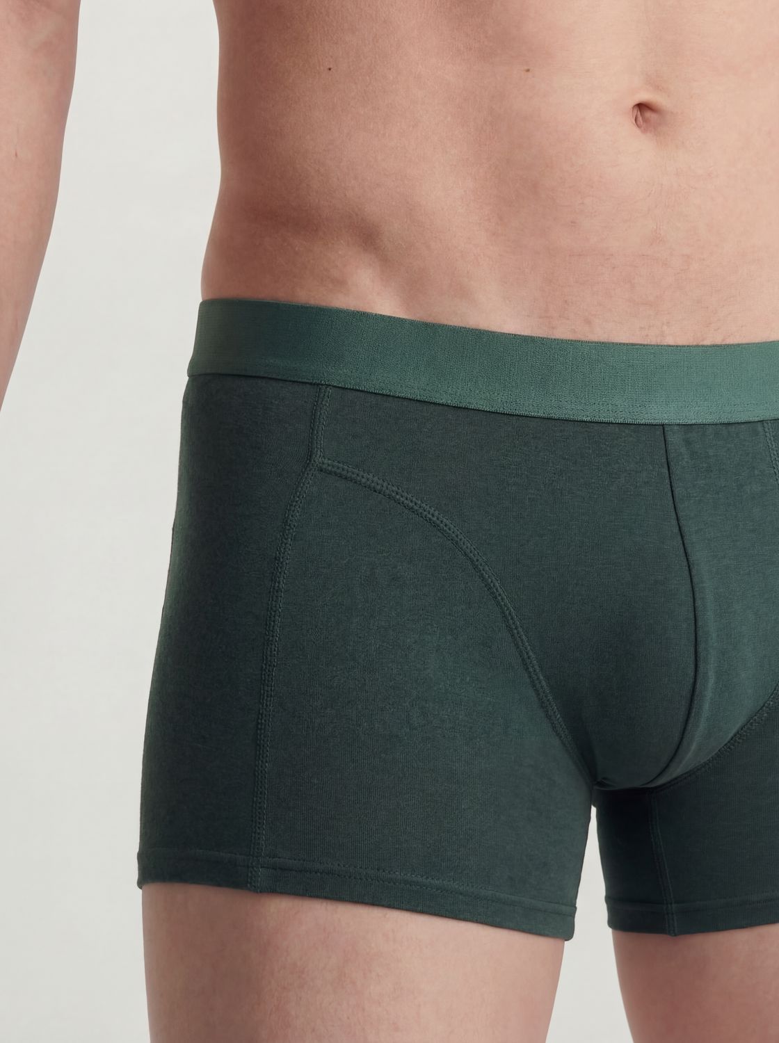 Jaccomo Solid Bamboo Trunks 3 Pack Sn Grønn