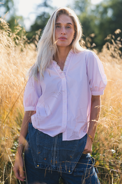 Rausida Maja 2/4 V Shirt Stp Rosa