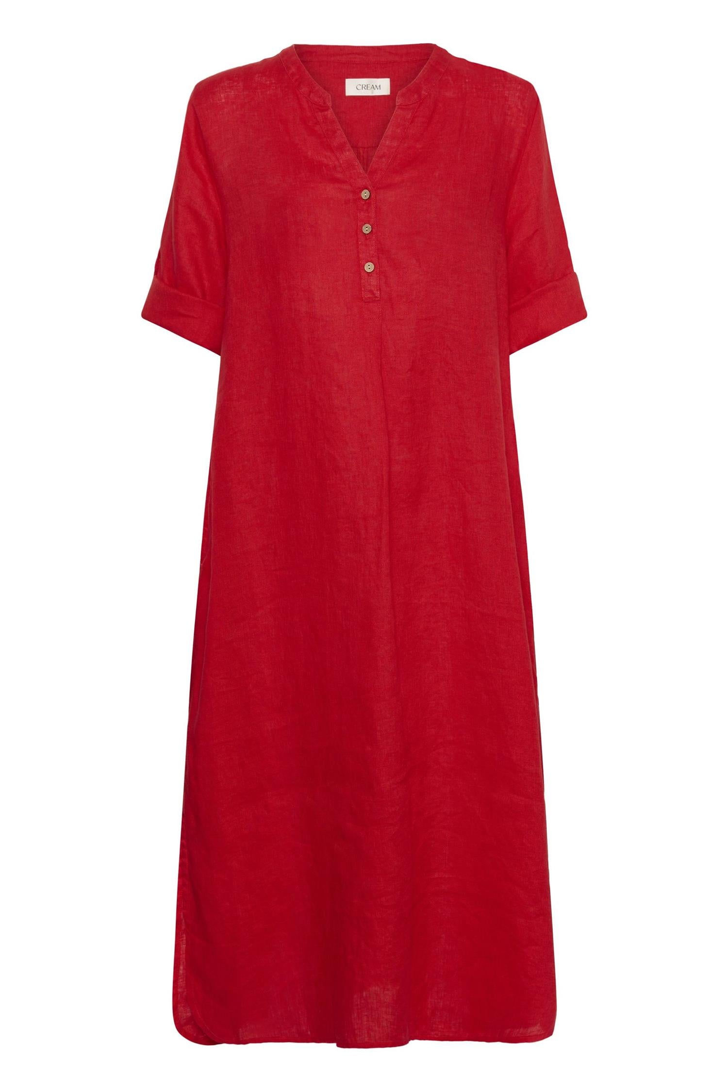 Crbellis Caftan Dress Rød