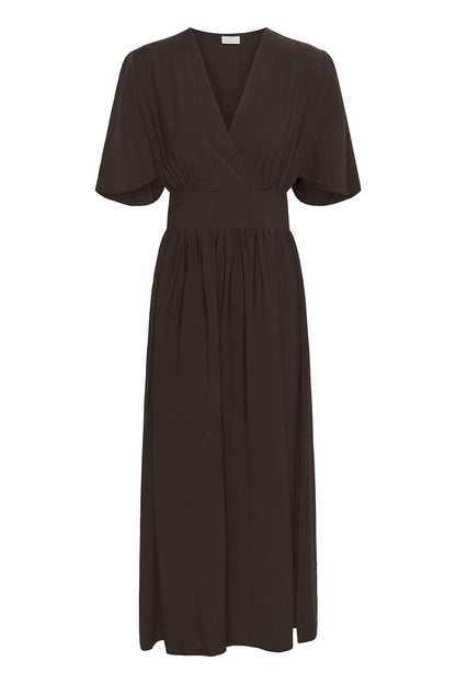 Kasirena Long  Dress Brun