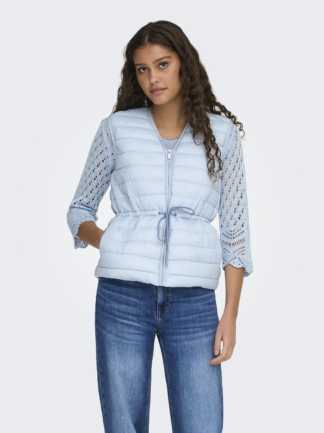 Jdyrenee Quilt Waistcoat Otw Sij Blå
