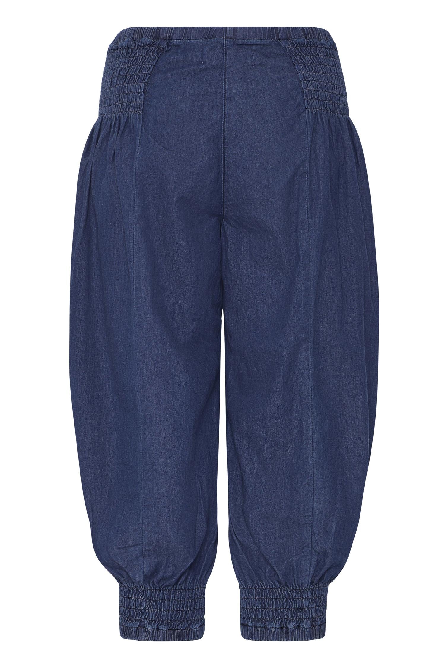 Pzjill Denim Capri Blå