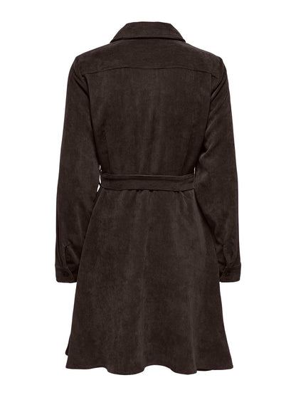 Jdyulla Ohio L/s Dress Wvn Dia Brun