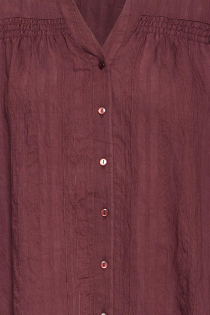 Pzesmee  Shirt Burgunder