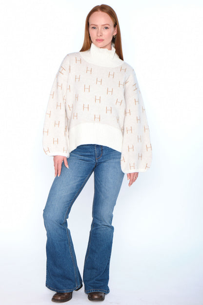 Fam Sweater Short Hvit