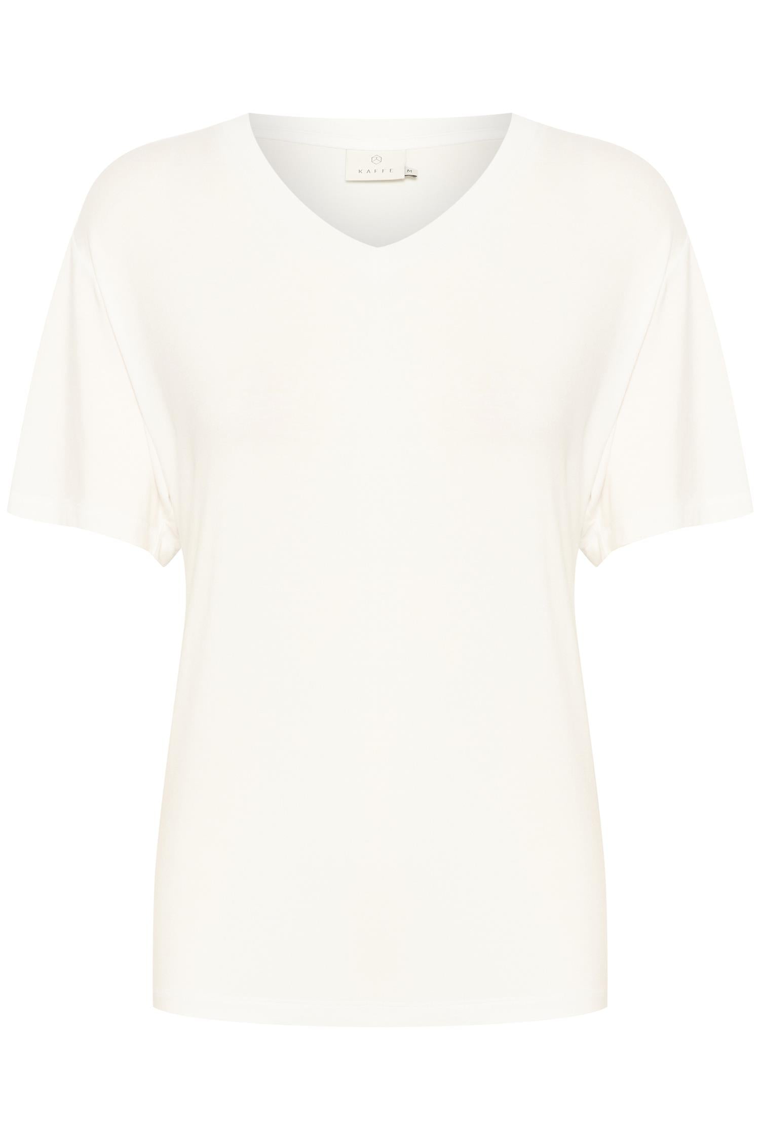 KAfrida V-neck T-Shirt Beige