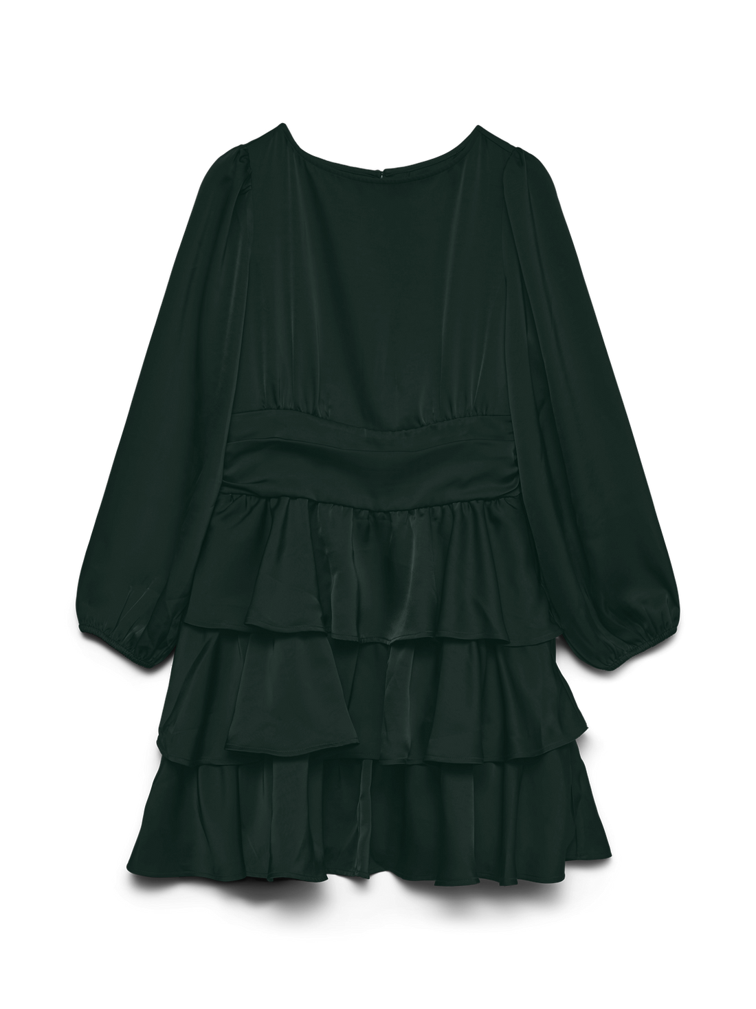 Vmemily Lise Ls Short Dress Wvn Exp Sb8 Flaskegrønn