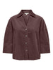 Onlnessa 3/4 Cord Shirt Cc Pnt Burgunder