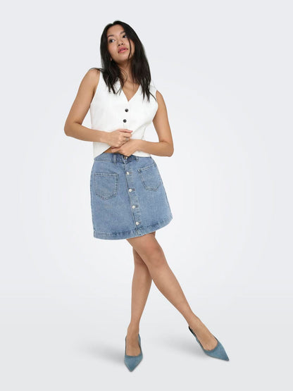 Onlamazing Hw Skirt Tai Dnm Noos Blå