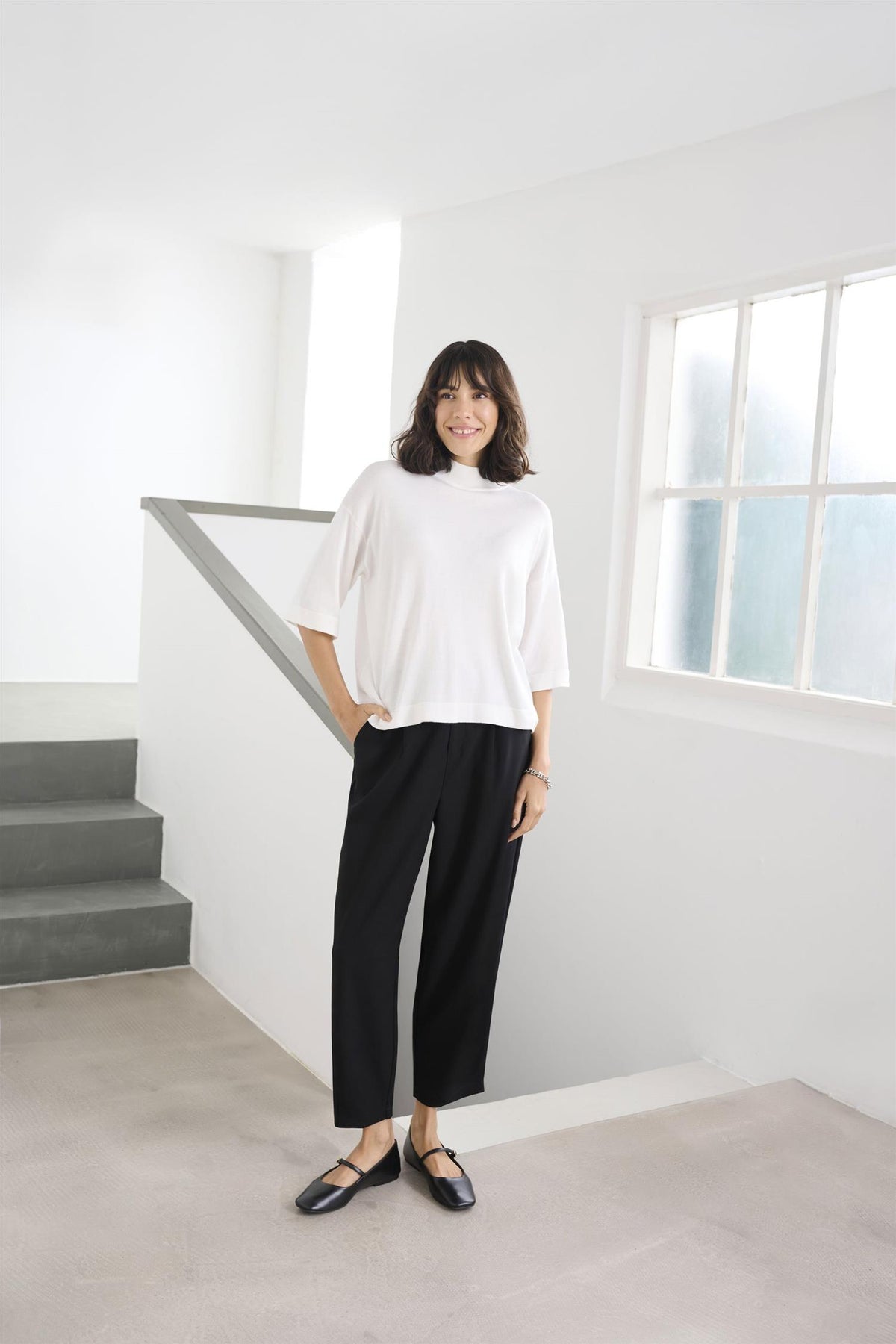Kamerle Pants Cropped Sort