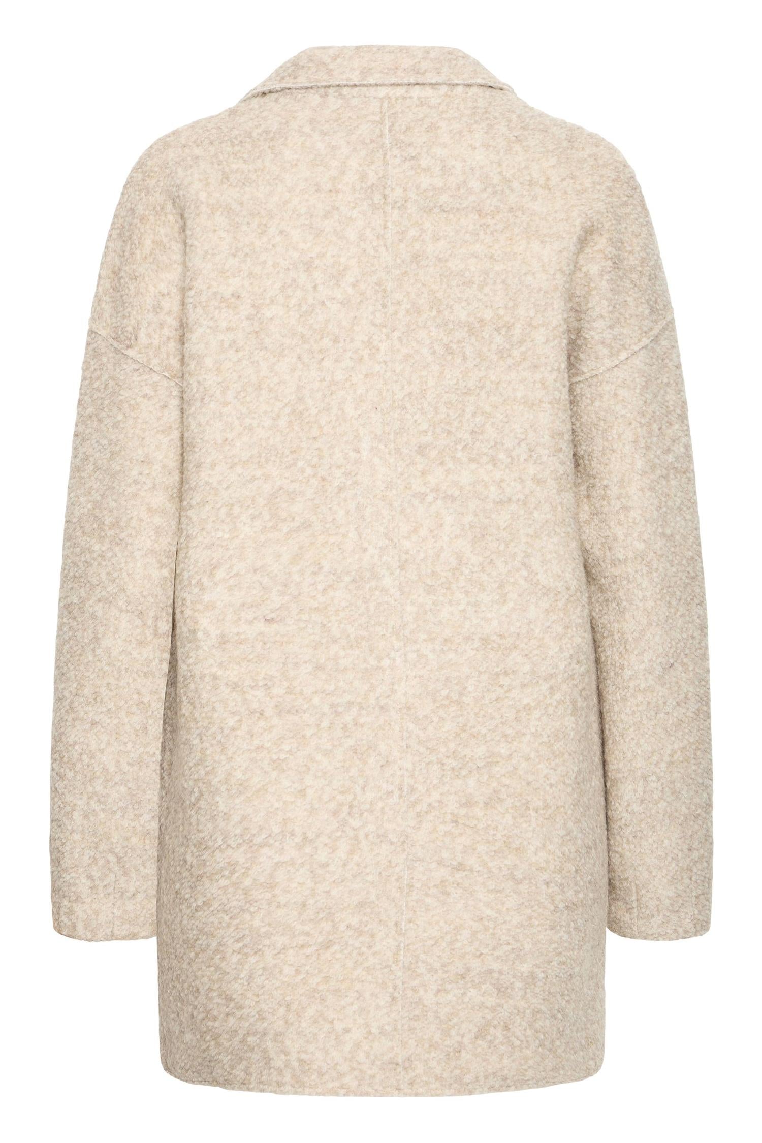 Pzlula Wing Sl. Coat Beige