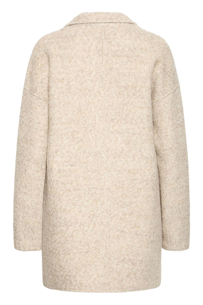 Pzlula Wing Sl. Coat Beige