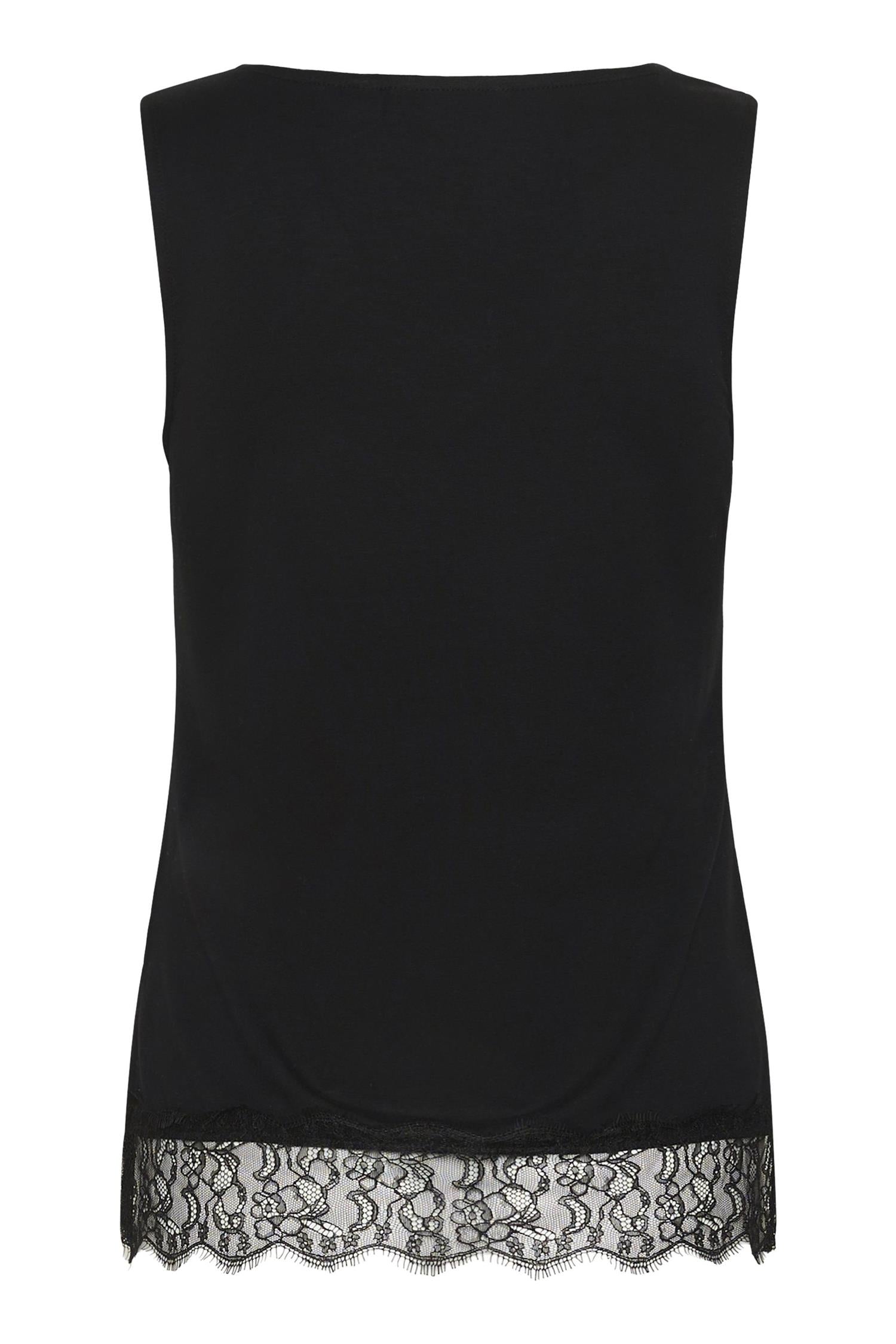 Cralvaia Jersey Lace Top Sort