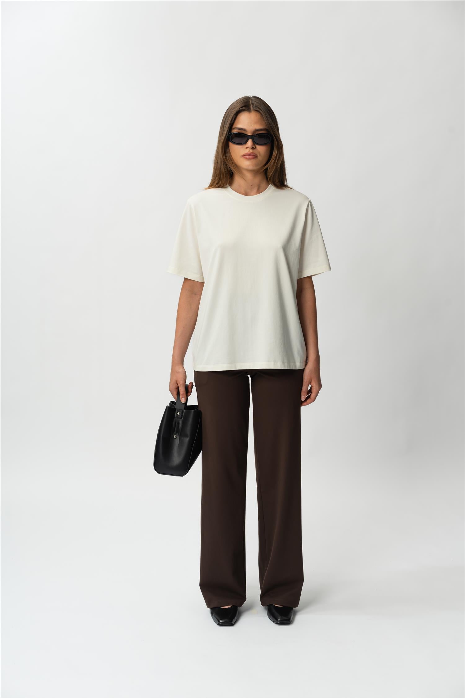 Asana Relaxed Straight Pant Brun