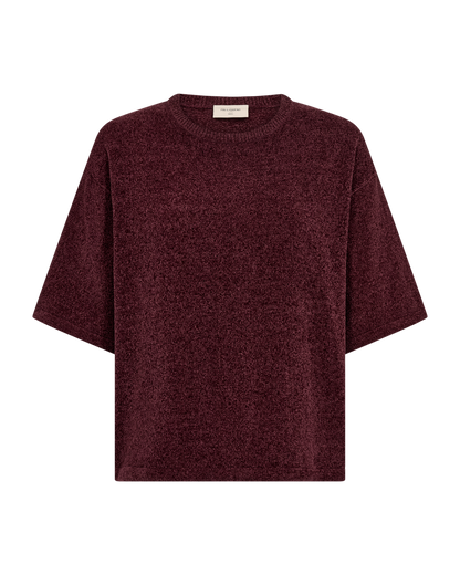 Fqtempo-Pullover Burgunder