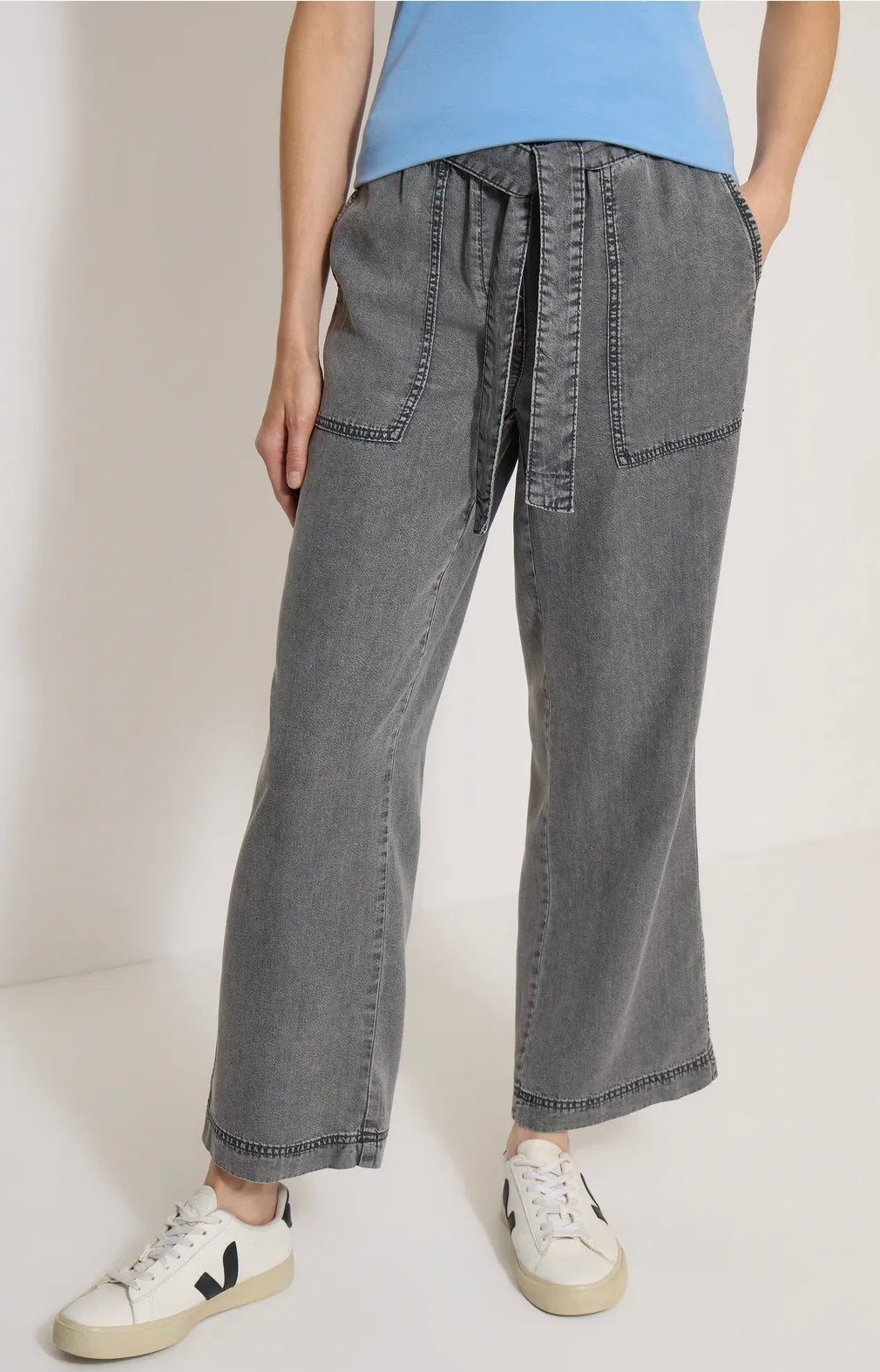 NEELE TENCEL WASHED Grå
