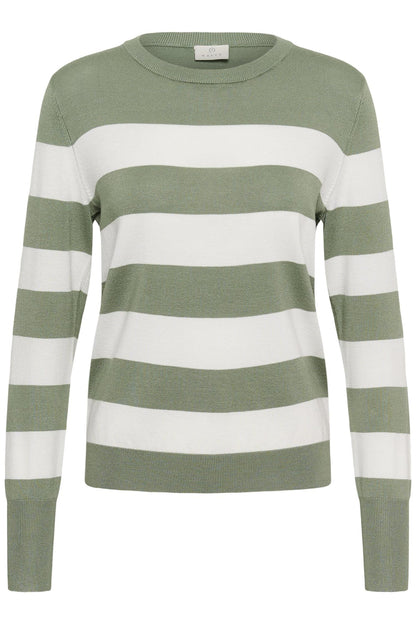 Kalizza Striped Knit Pullover Grønn