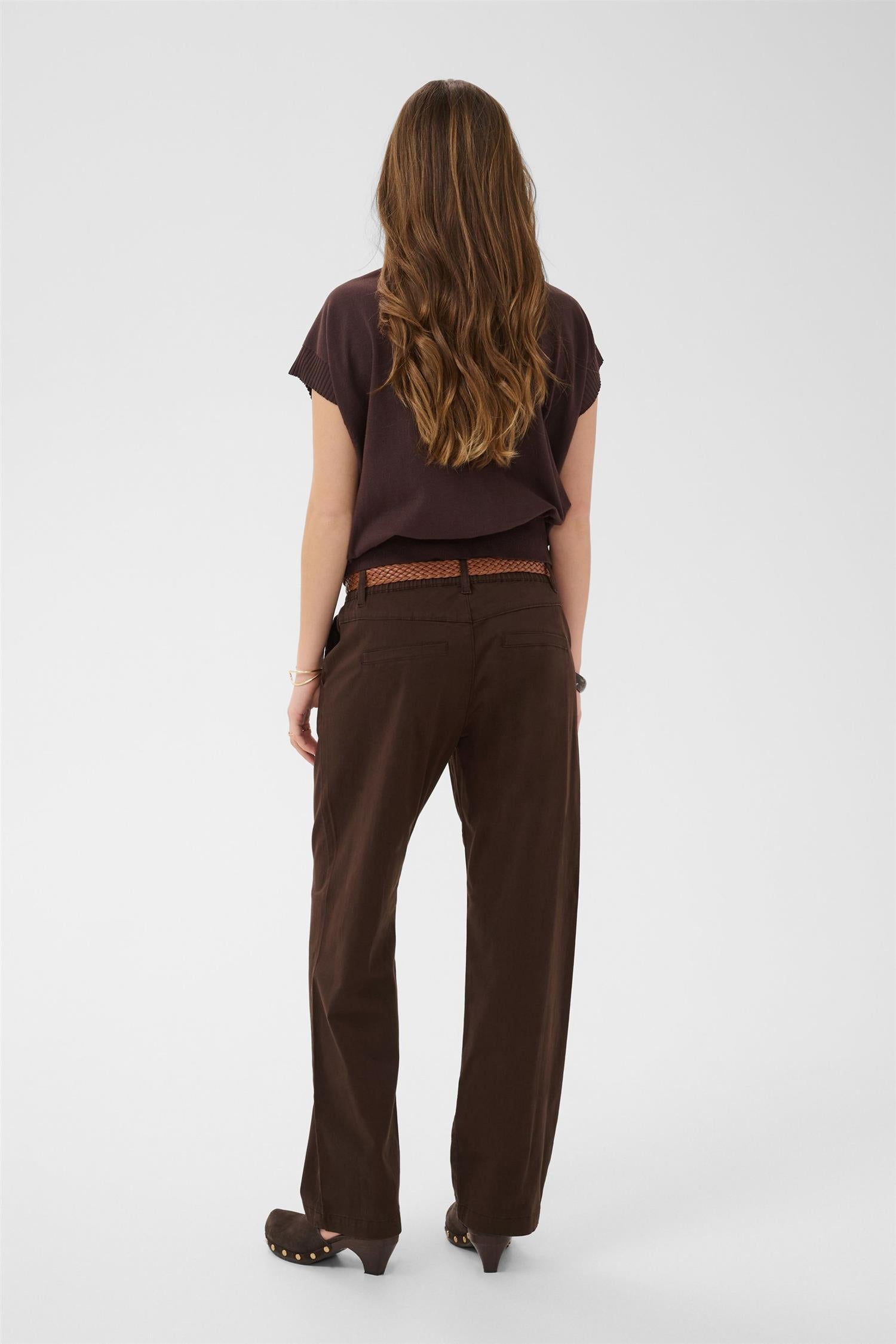 Crlorraine Belt Pant Brun