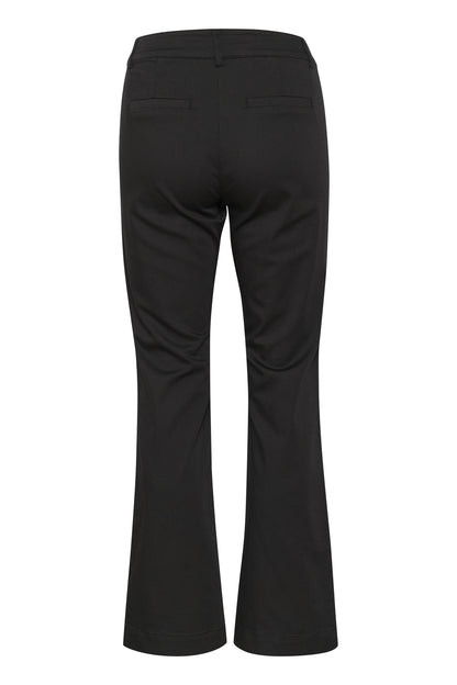 KAlea Flared Chino Pants Black Deep