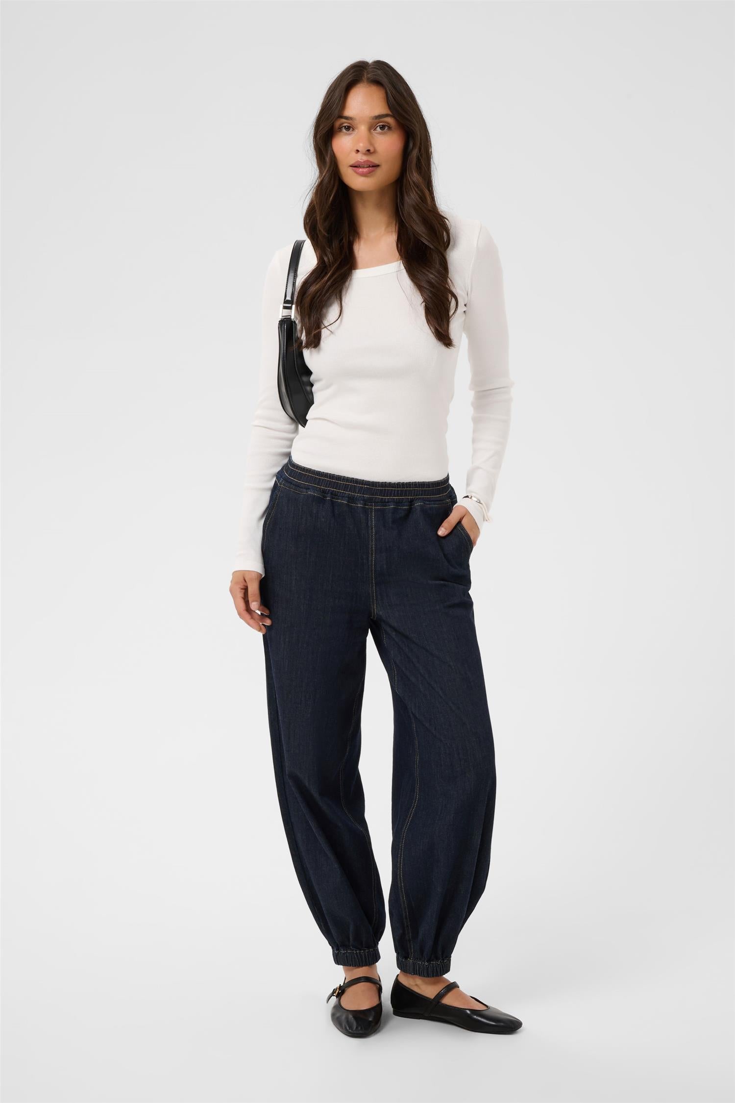 Kamolly Denim Pant Blå