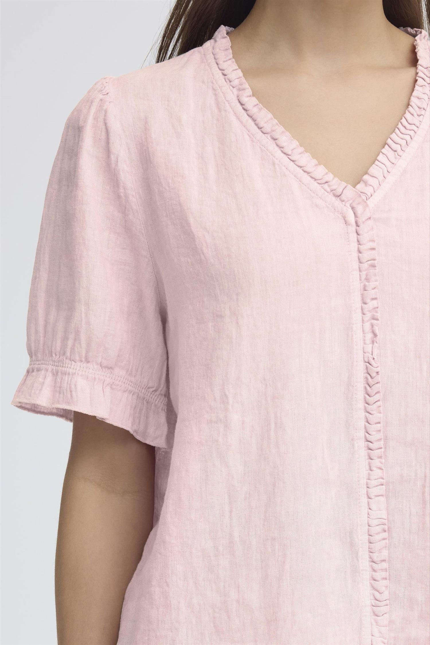 Sbfontanelle Ss Flounce Blouse Rosa