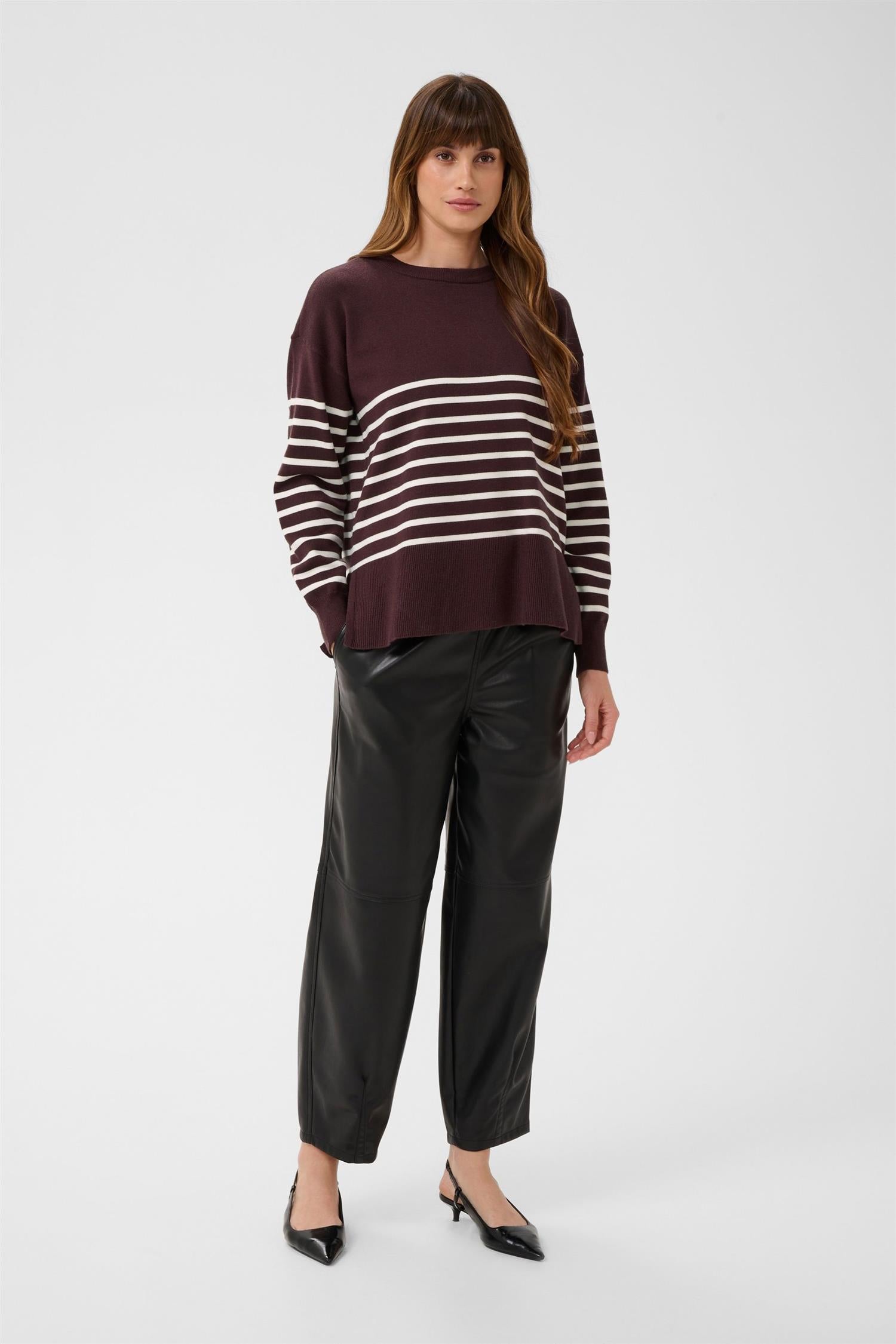 Kalimone Pullover Knit Burgunder