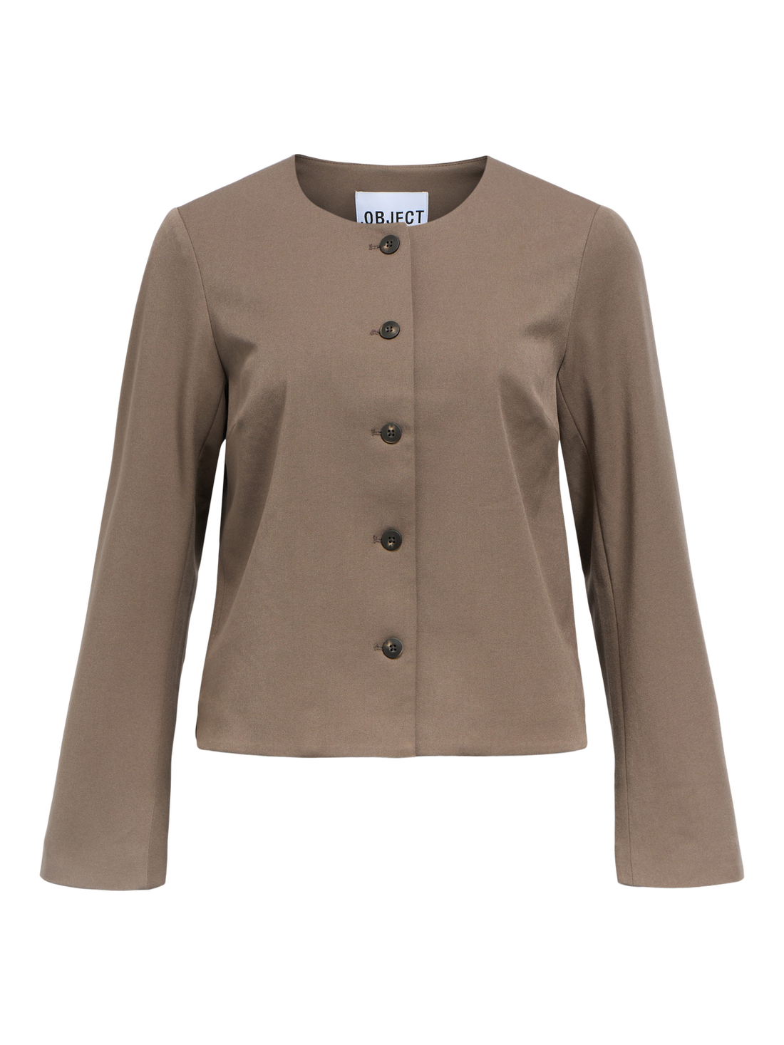 Objlisa L/s Re Blazer Noos Brun