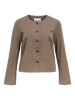 Objlisa L/s Re Blazer Noos Brun