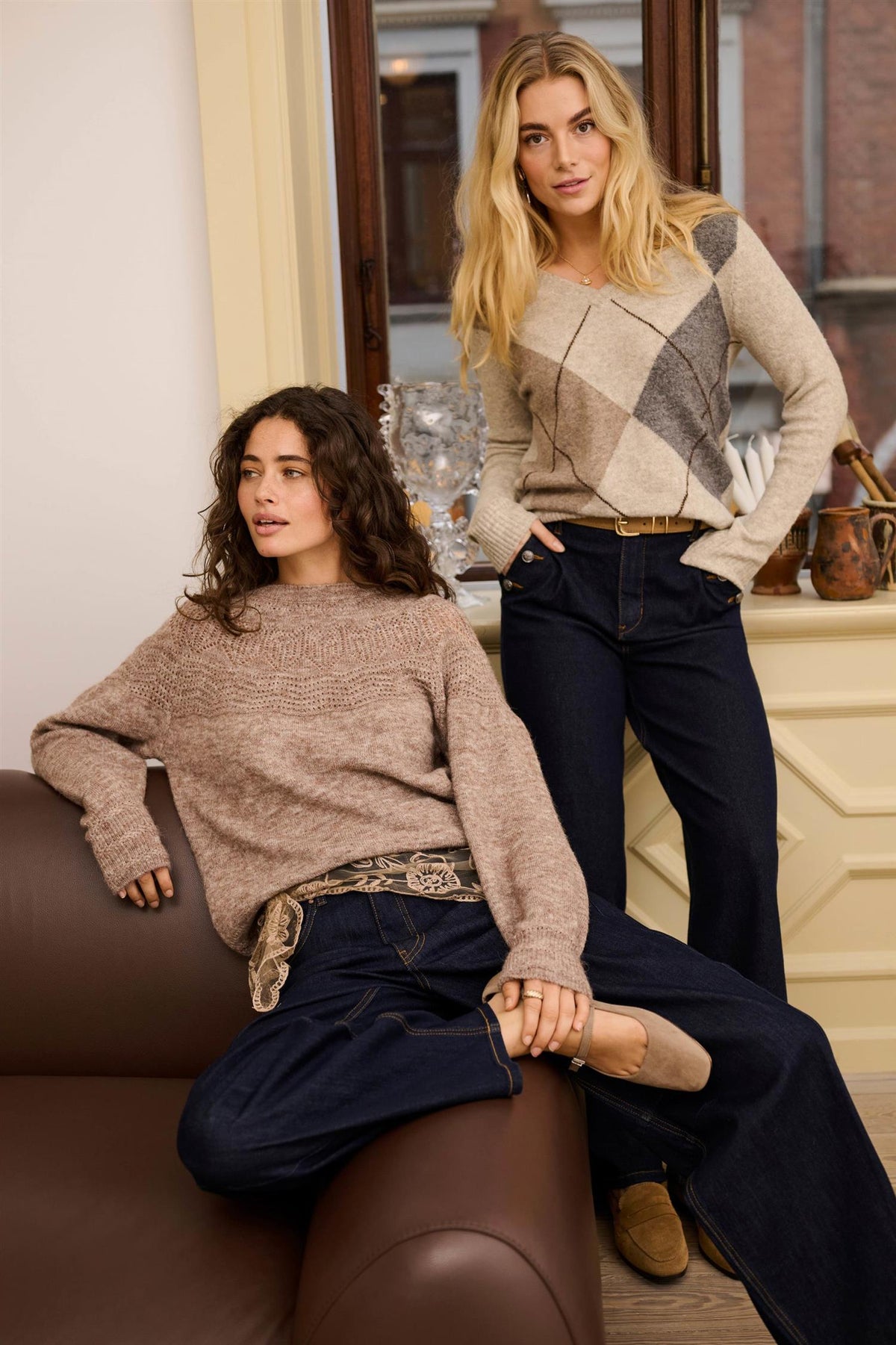 Crhope Knit Pullover Beige