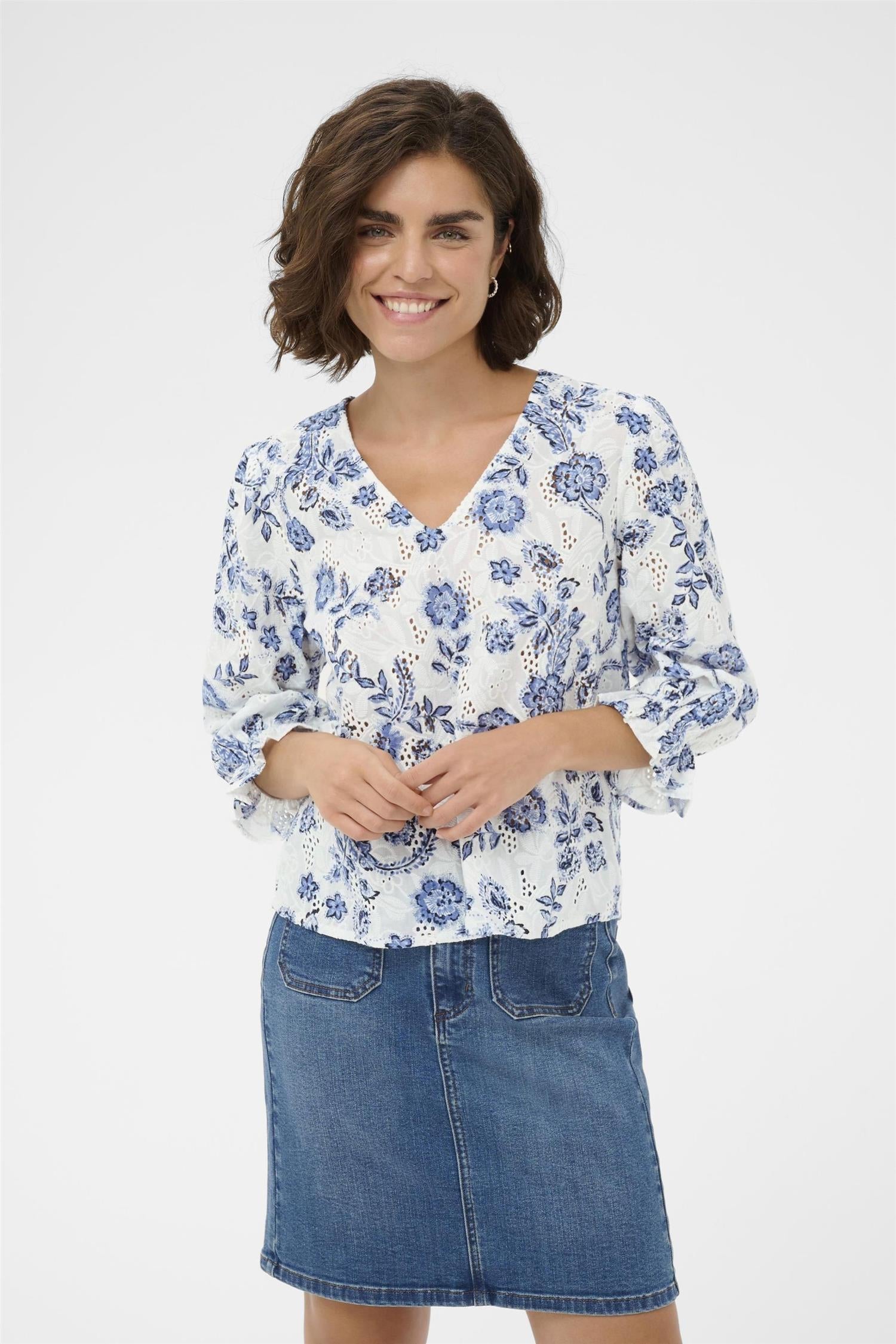 Kaluisa Blouse Blå