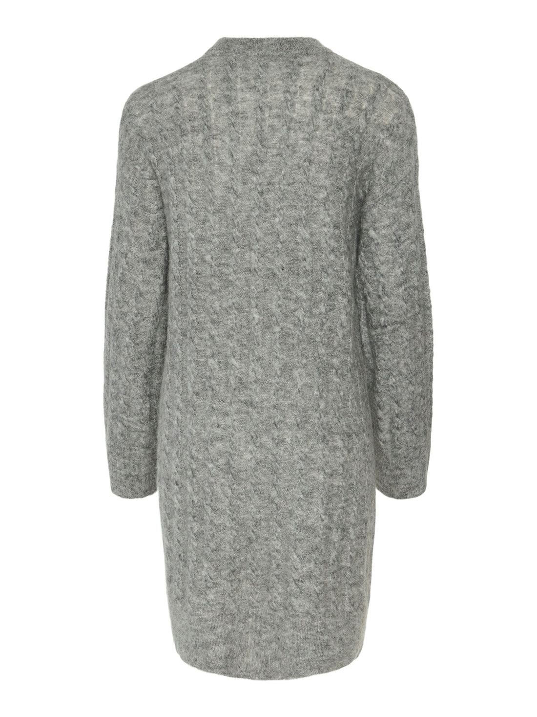 YASLELU LS KNIT DRESS S. Grå