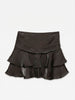 Vmpolly Hw Layer Short Skirt Wvn Brun