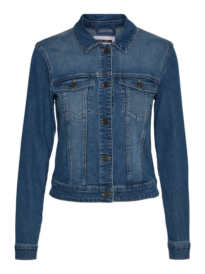 NMDEBRA L/S BLUE DENIM JACKET NOOS Medium Blue Denim