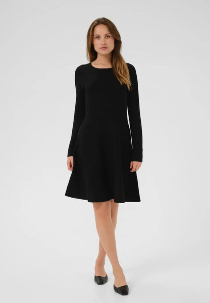 Kamalina Knit Dress Black Deep