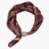 SCARF SMALL PAISLEY&PEARL Burgunder
